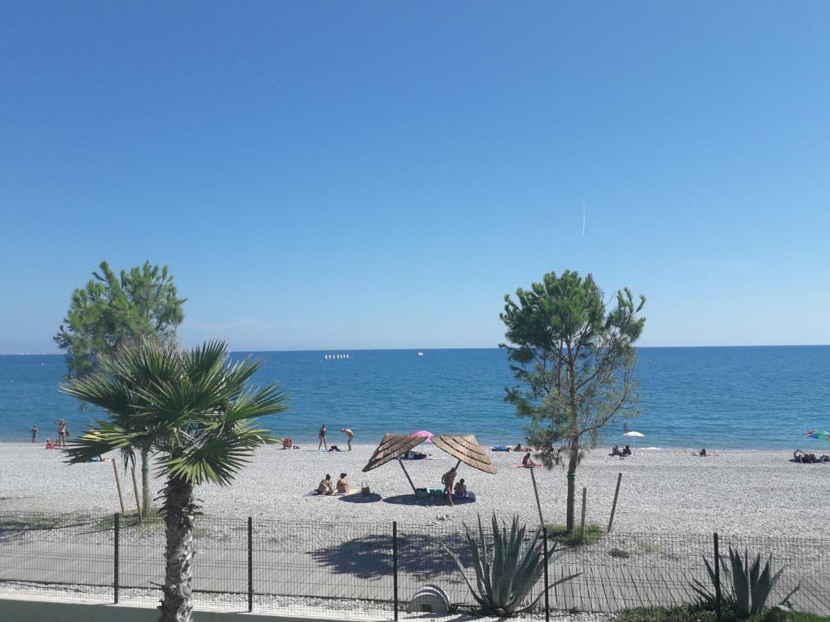 Bel Appartement Avec Vue Mer Villeneuve-Loubet Exteriör bild